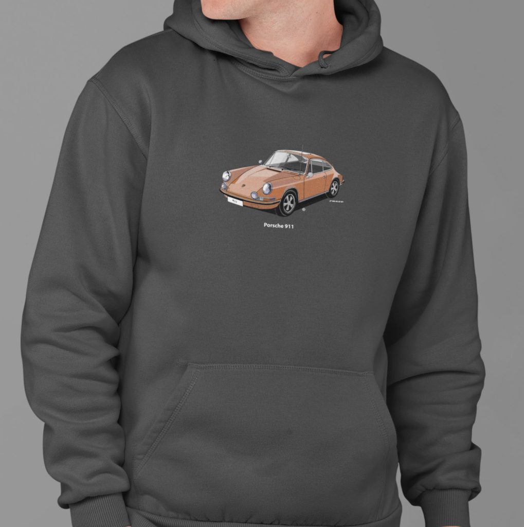 porsche 911 hoodie
